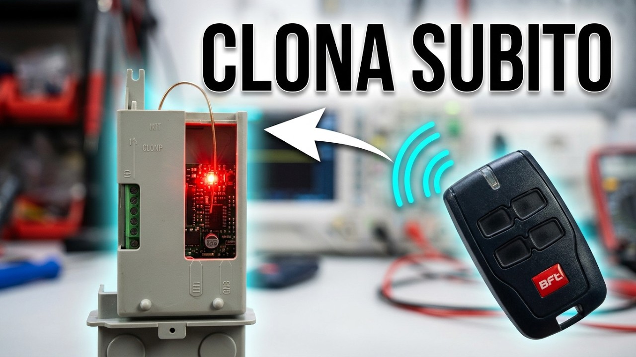 DUPLICARE RADIOCOMANDO BFT CLONIX 2E 433 MHZ
