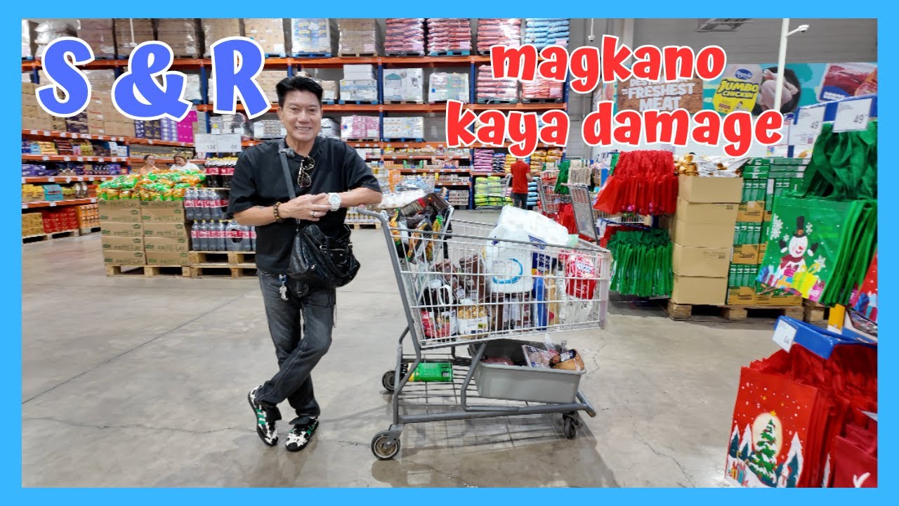 S & R MAGKANO KAYA ANG TOTAL BILL. RETIRED LIFE PHILIPPINES. LOUIE BOY VLOG