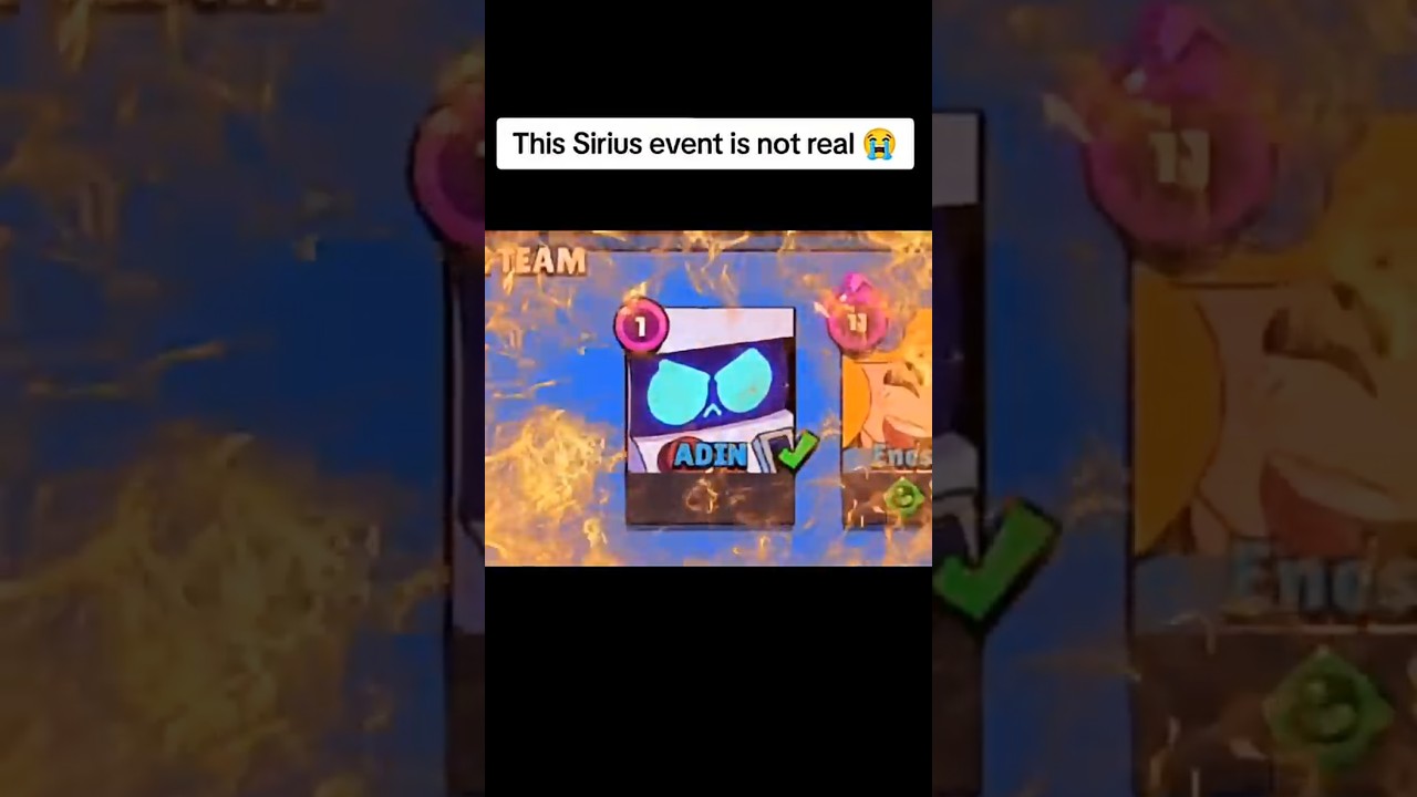 The Sirius event isn't real 😭
