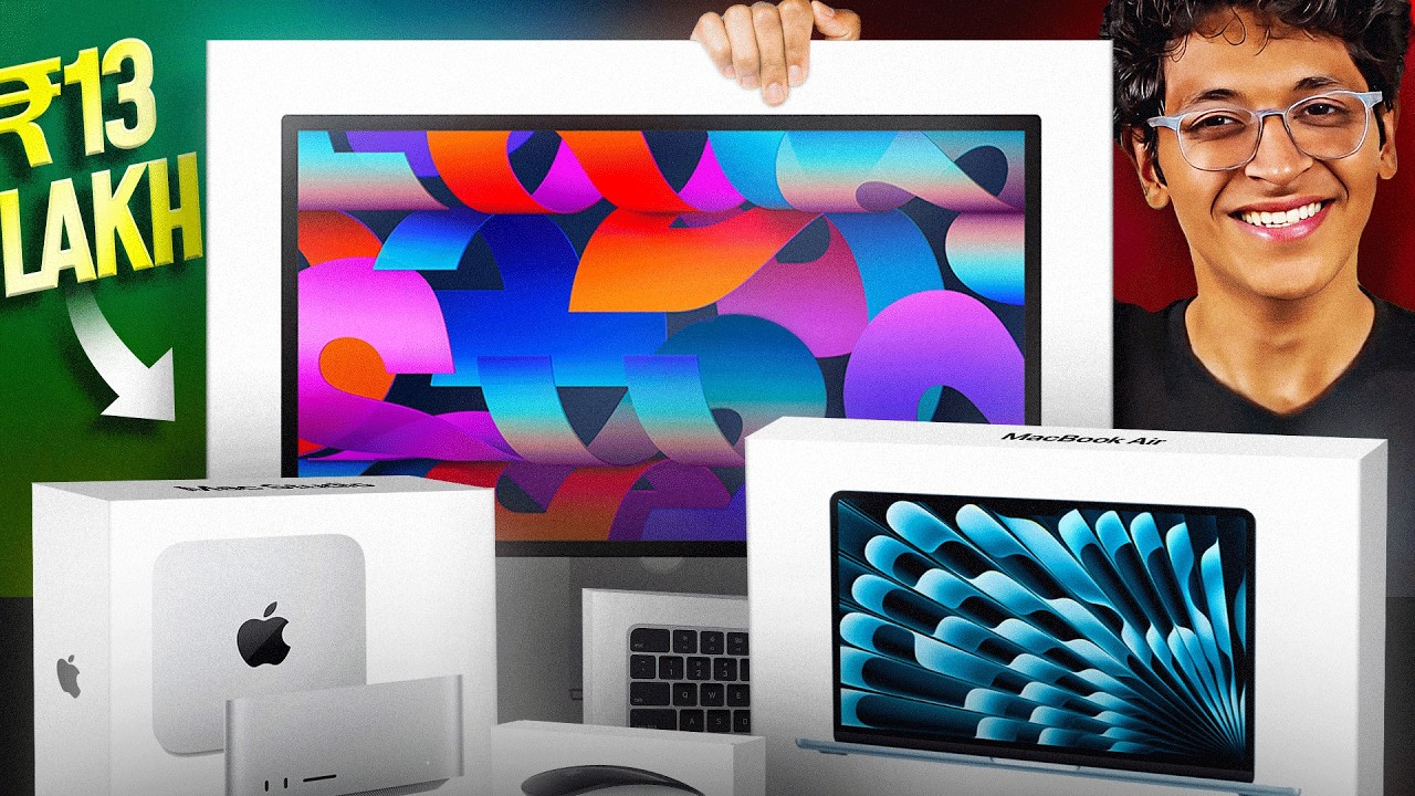 Распаковываю свой комплект настольного компьютера от Apple за 13 лакхов рупий 🤯 | Обзор Mac Studi...