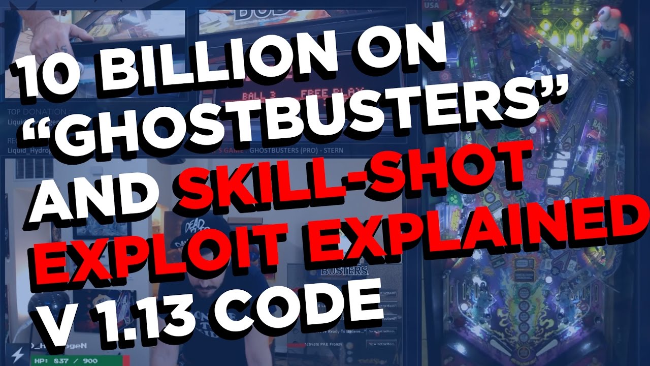 GHOSTBUSTERS PRO PINBALL SKILLSHOT EXPLOIT