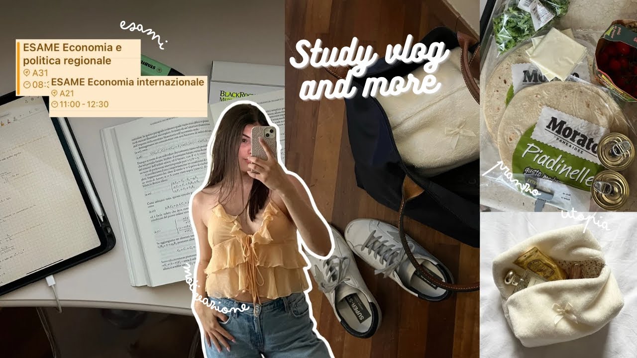 STUDY VLOG e non solo: inizio a studiare, evitare la procrastinazione & more | Valeria Martinelli