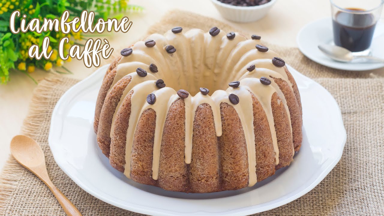 Ciambellone al Caffè Glassato - Ricetta Facile Ciambellone Soffice - 55Winston55
