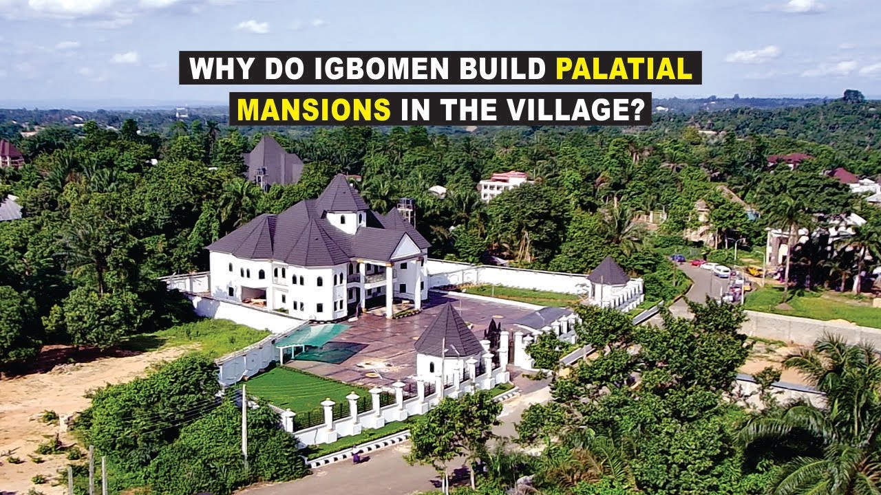 Anambra Village Empty Palatial Mansions That No One Lives In
