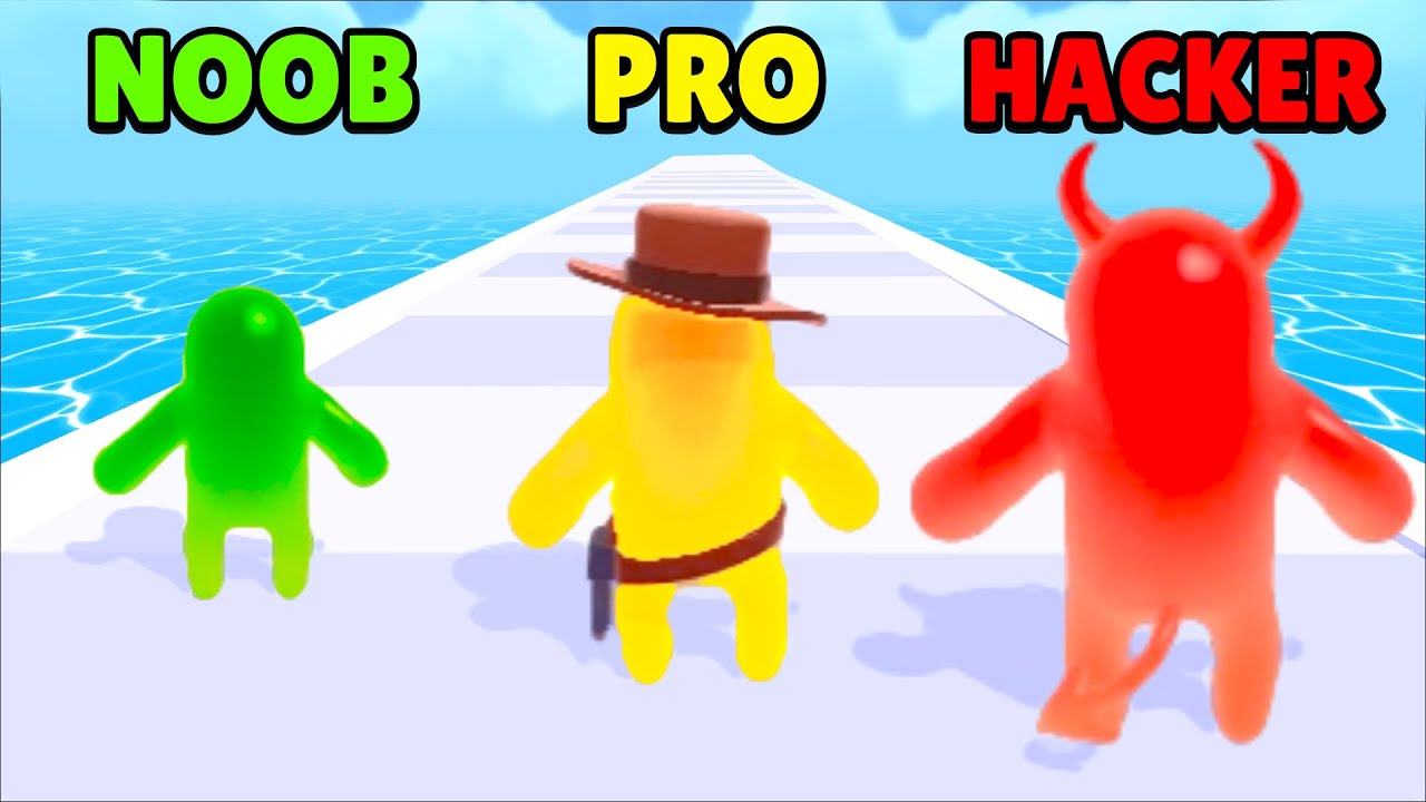 🤢 NOOB vs 😎 PRO vs 😈 HACKER -  Join Blob Clash 3D | Download App Store APK