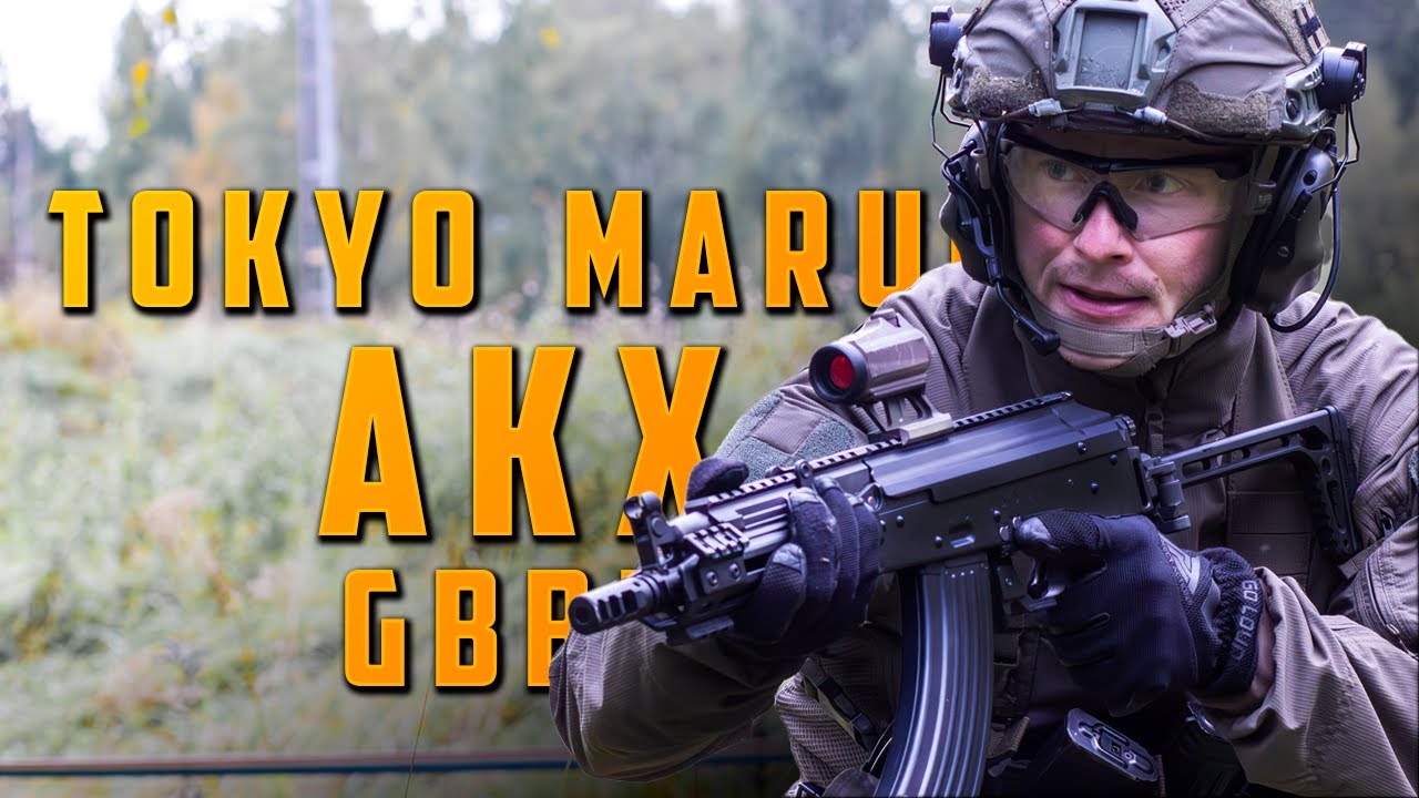 Finnish Airsoft in mud and rain / TM AKX Gameplay