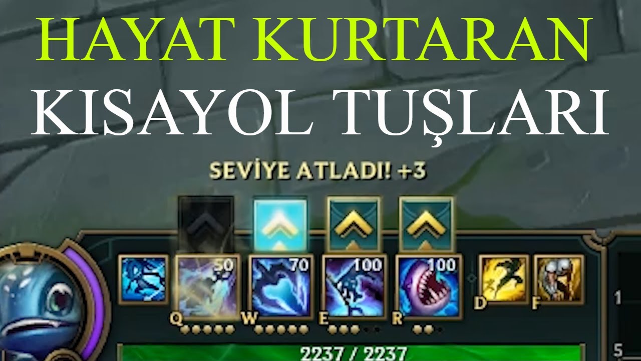 HAYATINIZ KURTULACAK! / LoL Kısayol Tuşları/ Rau