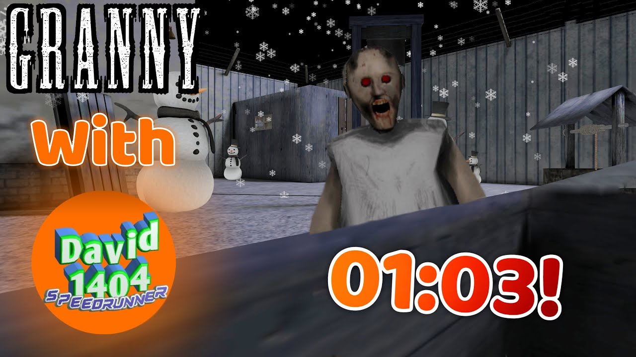 Granny Multiplayer Speedrun In 1:03.933 With @David1404 (Read Description)