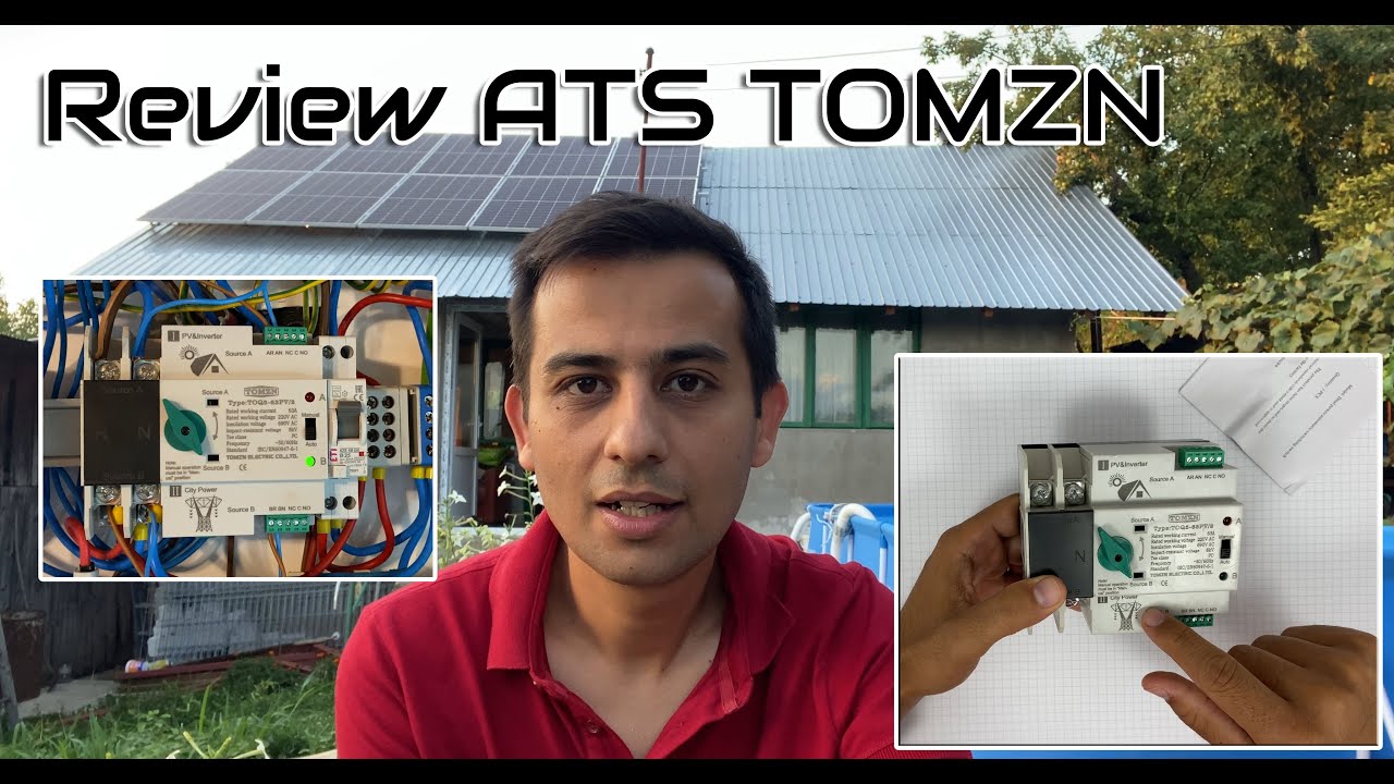 Review și montaj ATS (Automatic Transfer Switch) TOMZN pentru fotovoltaice