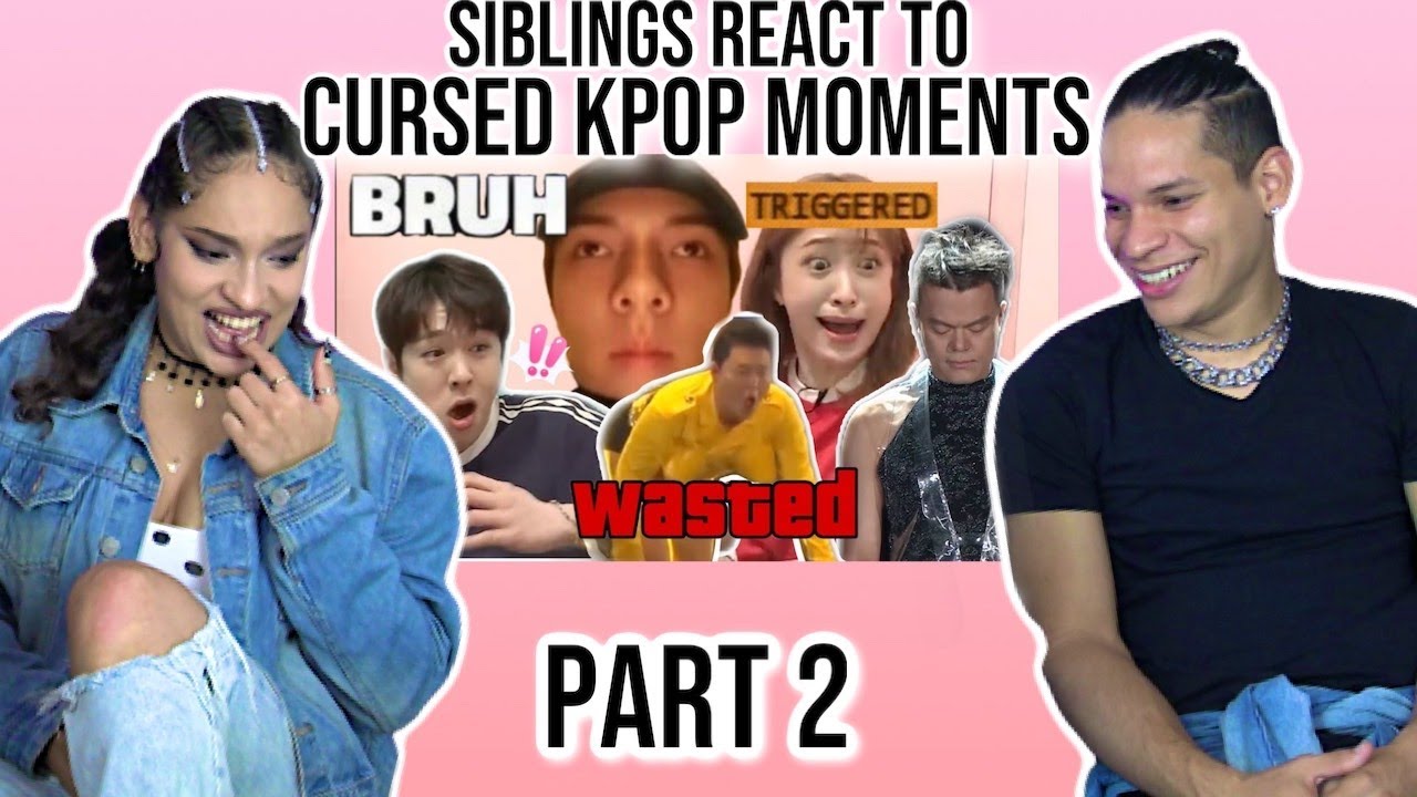 Siblings react to cursed kpop moments that u should watch | PART 2 | REACTION