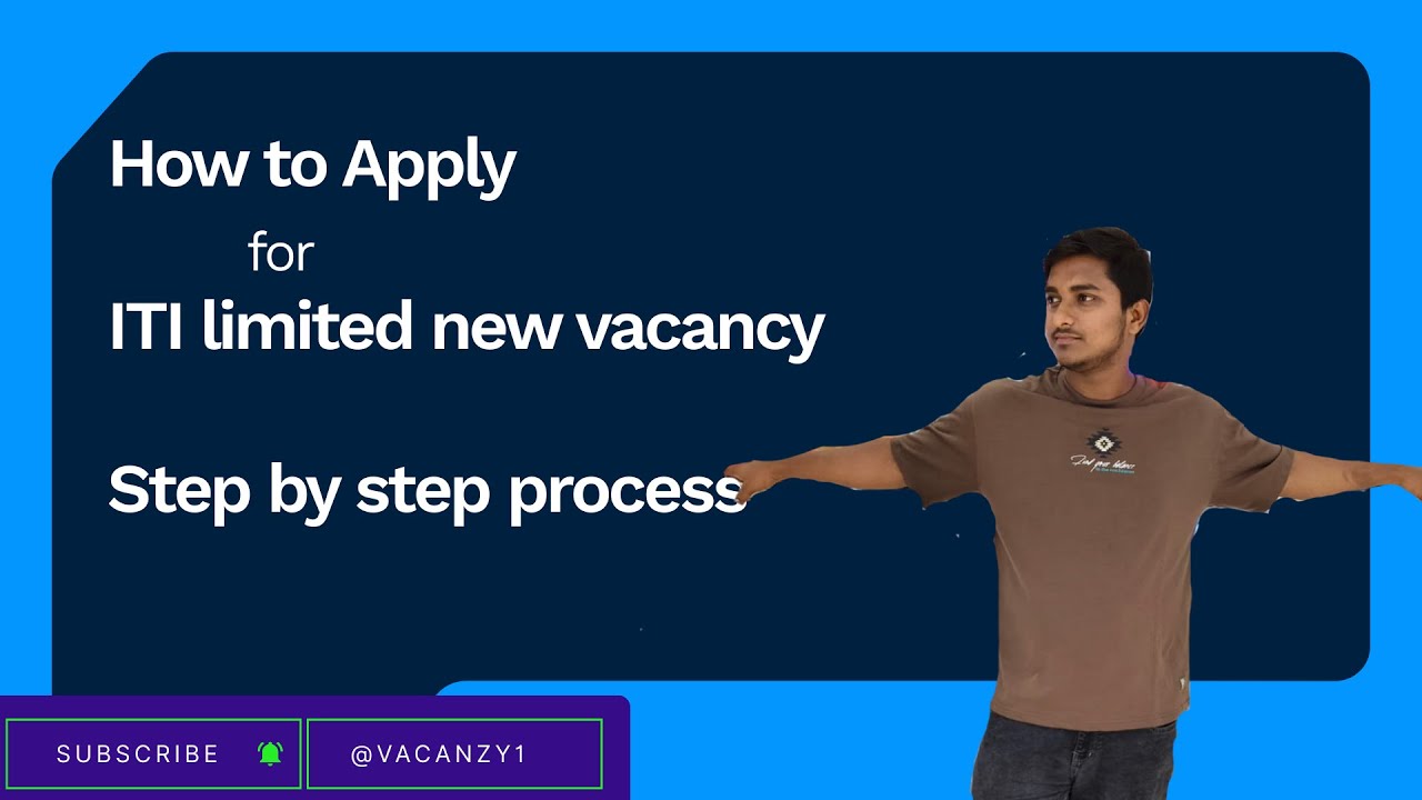 How to Apply for ITI Limited Recruitment 2025 | Step by Step Online Form | BE/BTech/Diploma/ITI