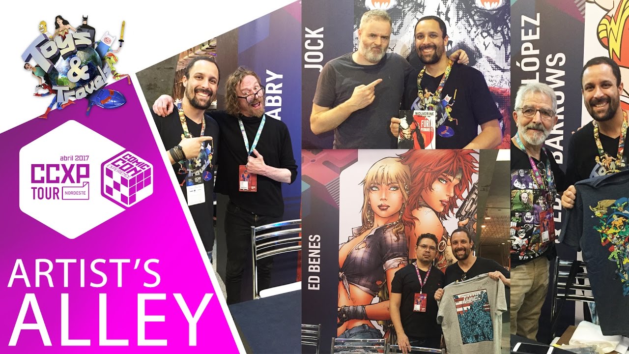 Artist's Alley da CCXP Tour Nordeste - sketchs, HQs autografadas, desenhistas convidados, etc