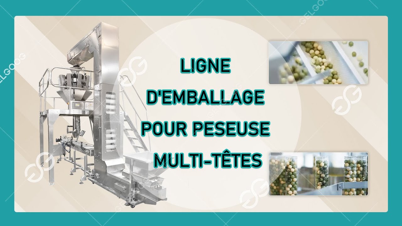 Ligne D'emballage De Peseuse Multi-T&ecirc;tes Enti&egrave;rement Automatique