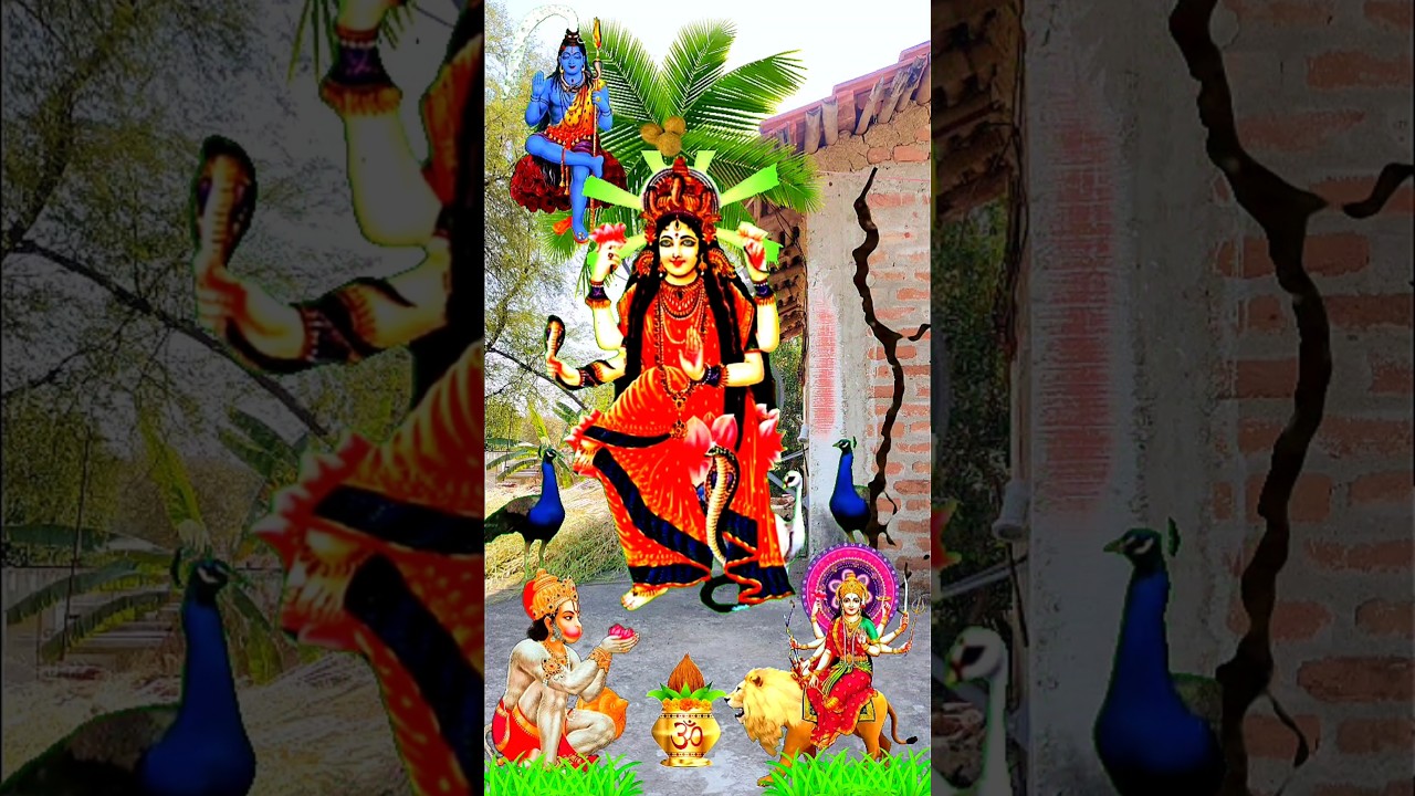 maa manasa devi 🙏 🔱❤️ jai vaishno devi vfx video 🕉🥰🥺#shortvideo #ram #youtubeshorts #trending #viral