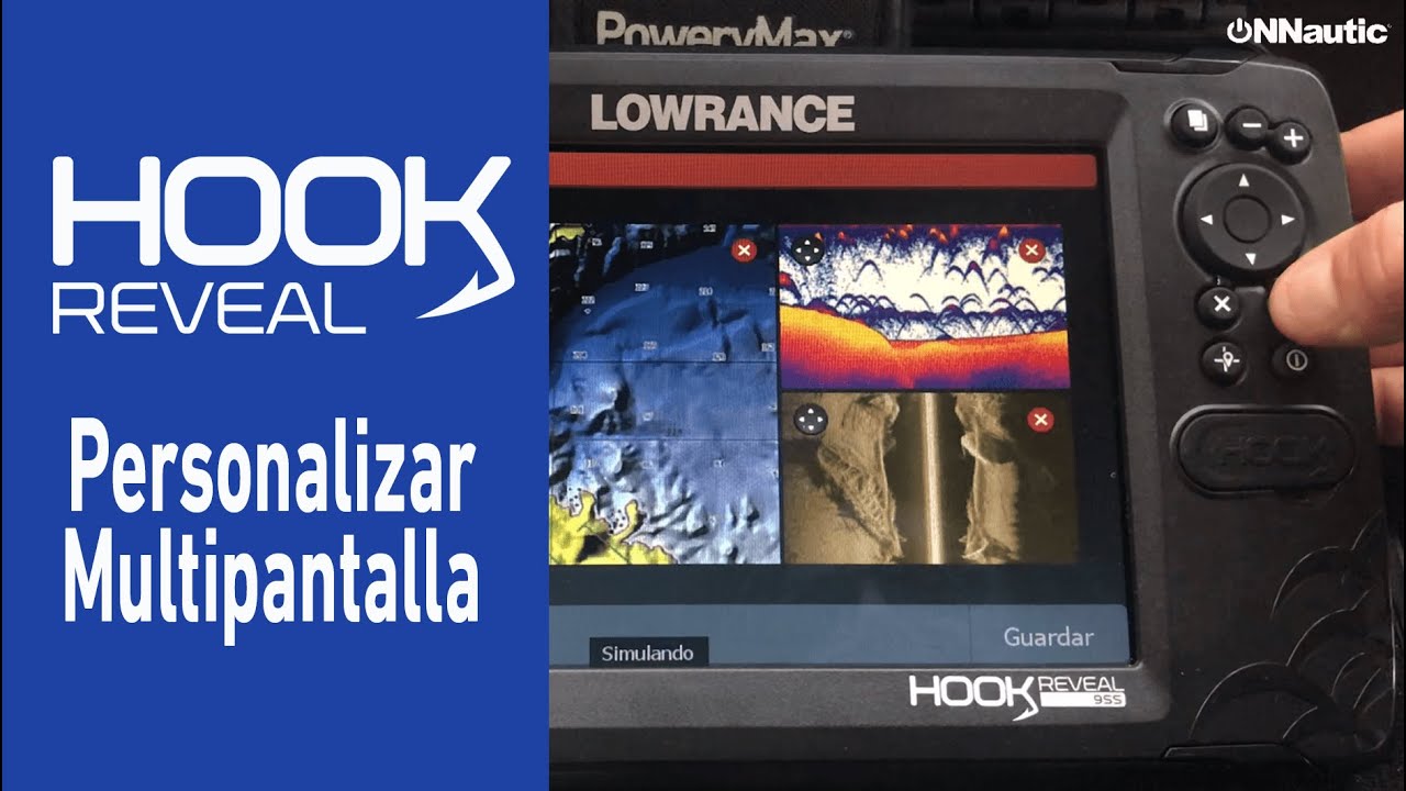 ONNautic: Tutorial Lowrance Hook Reveal. Como Personalizar Paginas - Multipantalla