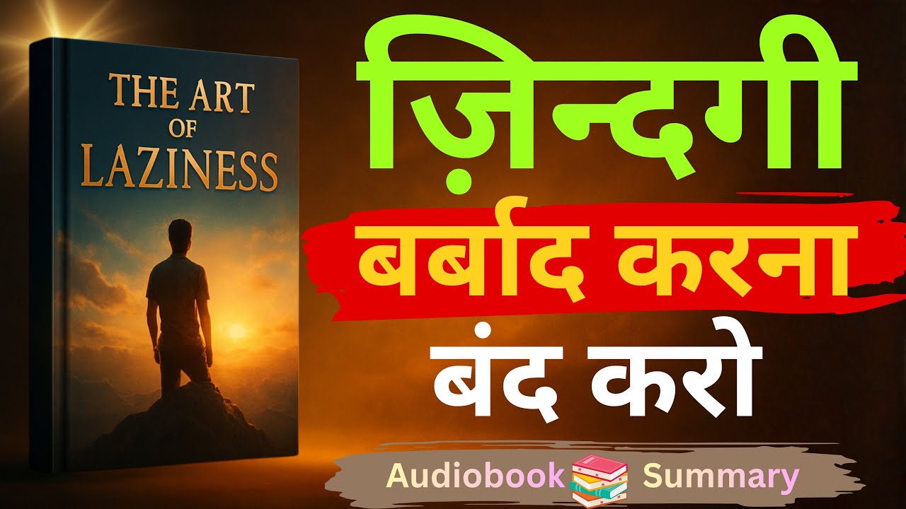 The Art of Laziness | Book Summary in Hindi | Audiobook | Stop Being Lazy & Take Action 