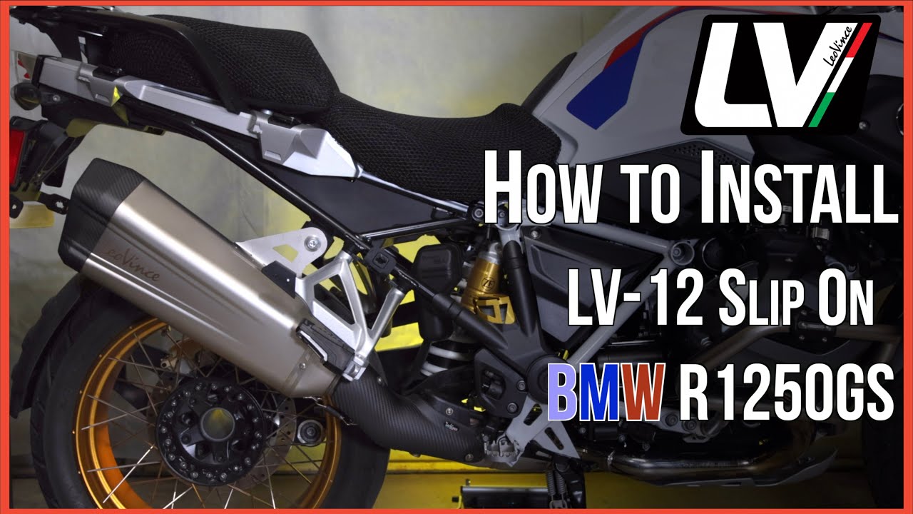BMW R1250GS - LeoVince LV-12 Installation
