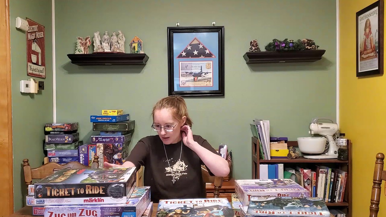 Jennie's Ticket to Ride Rankings