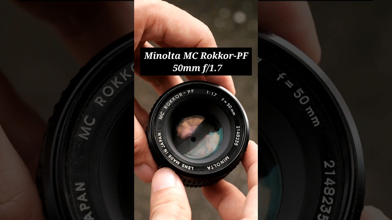 Minolta MC Rokkor-PF 50mm f/1.7 (MD Mount) #vintagelens #filmphotography #lenses #minolta