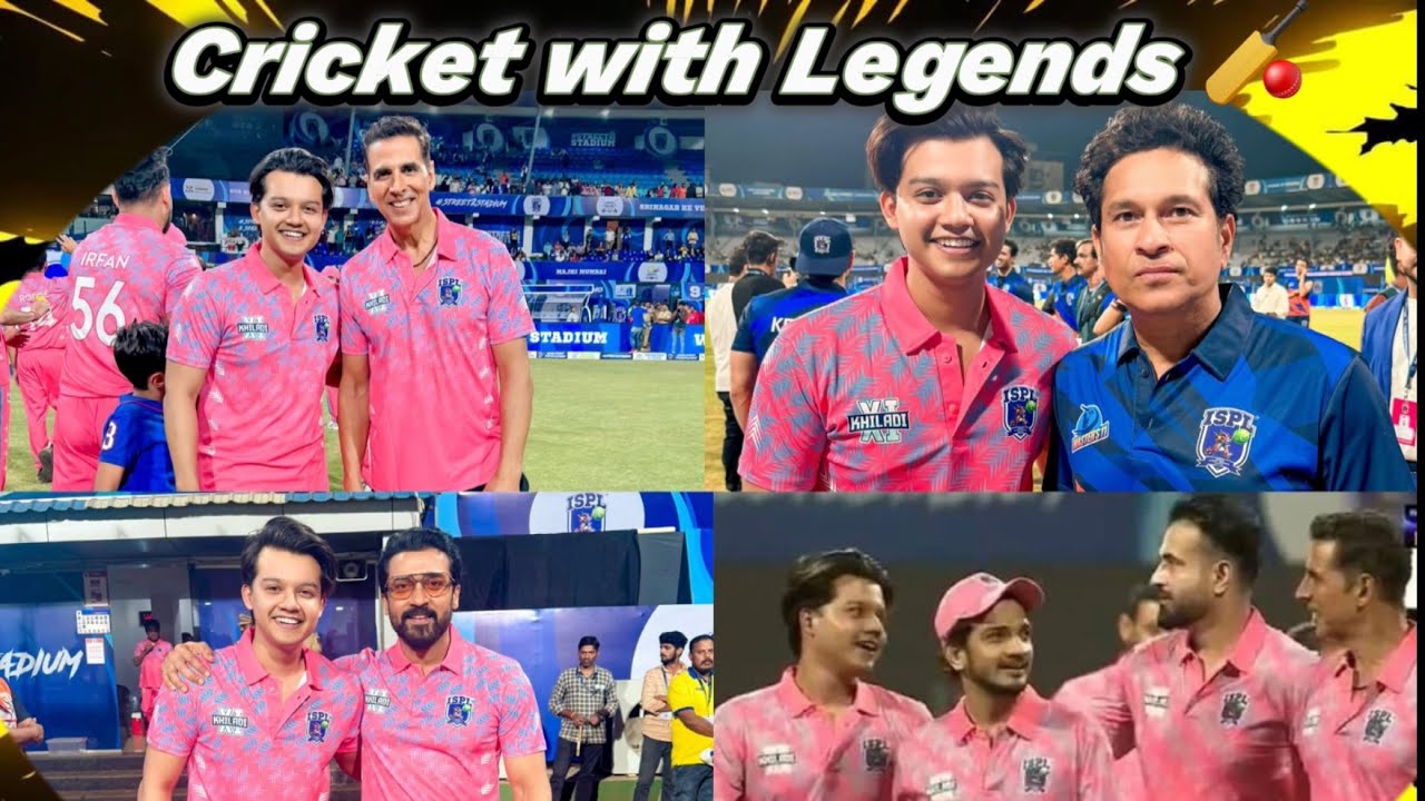 Playing Cricket With Legends