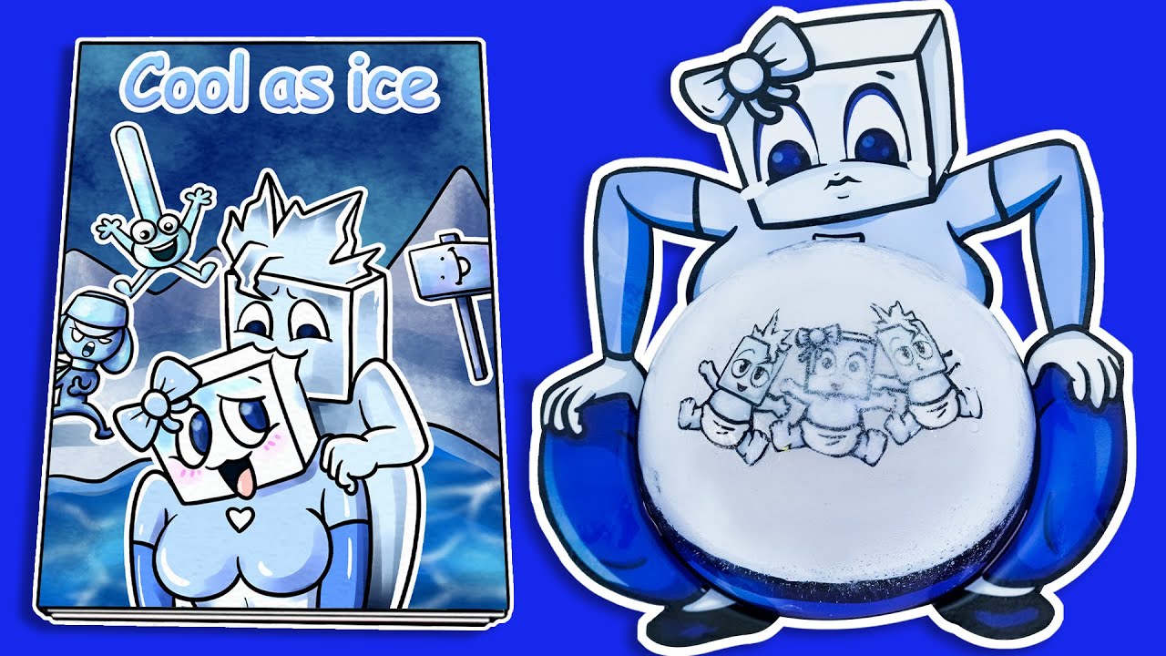 Making INCREDIBOX COOL AS ICE Game Book 📚 (➕ Iciella Pregnant Squishy Surgery) DIY 소닉 테이프