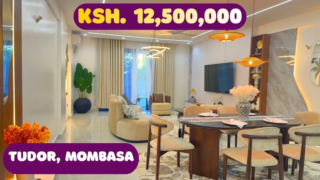 AFFORDABLE 3 BEDROOM + DSQ LUXURY APARTMENT IN TUDOR #mombasa  #kenya #realestate