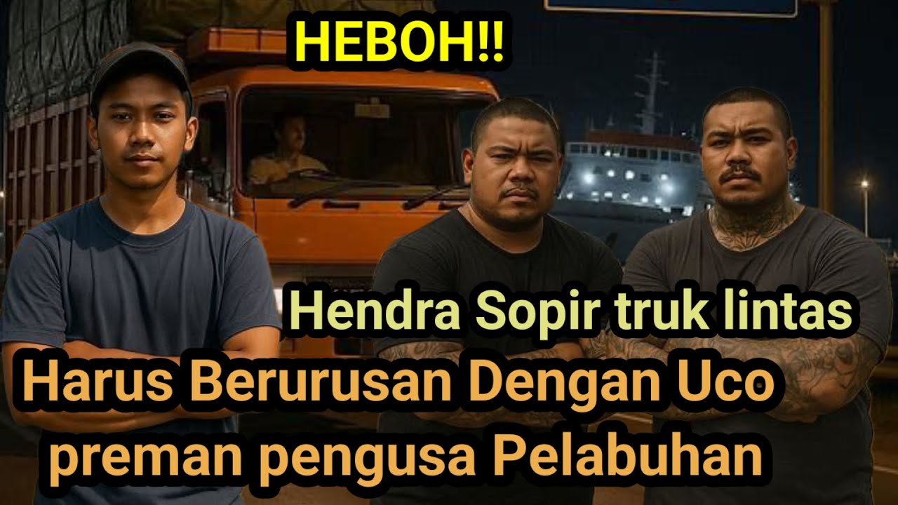 HEBOH!! Pertarungan Sengit Antara Sopir Truk Dan Rombongan Preman Penguasa Pelabuhan