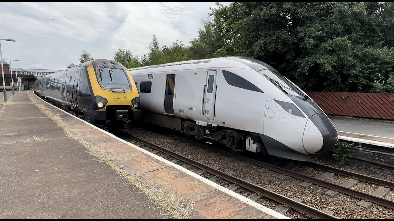Trains at Llandudno Junction Class 805s first Visit to North Wales for Avanti West Coast 26/07/23