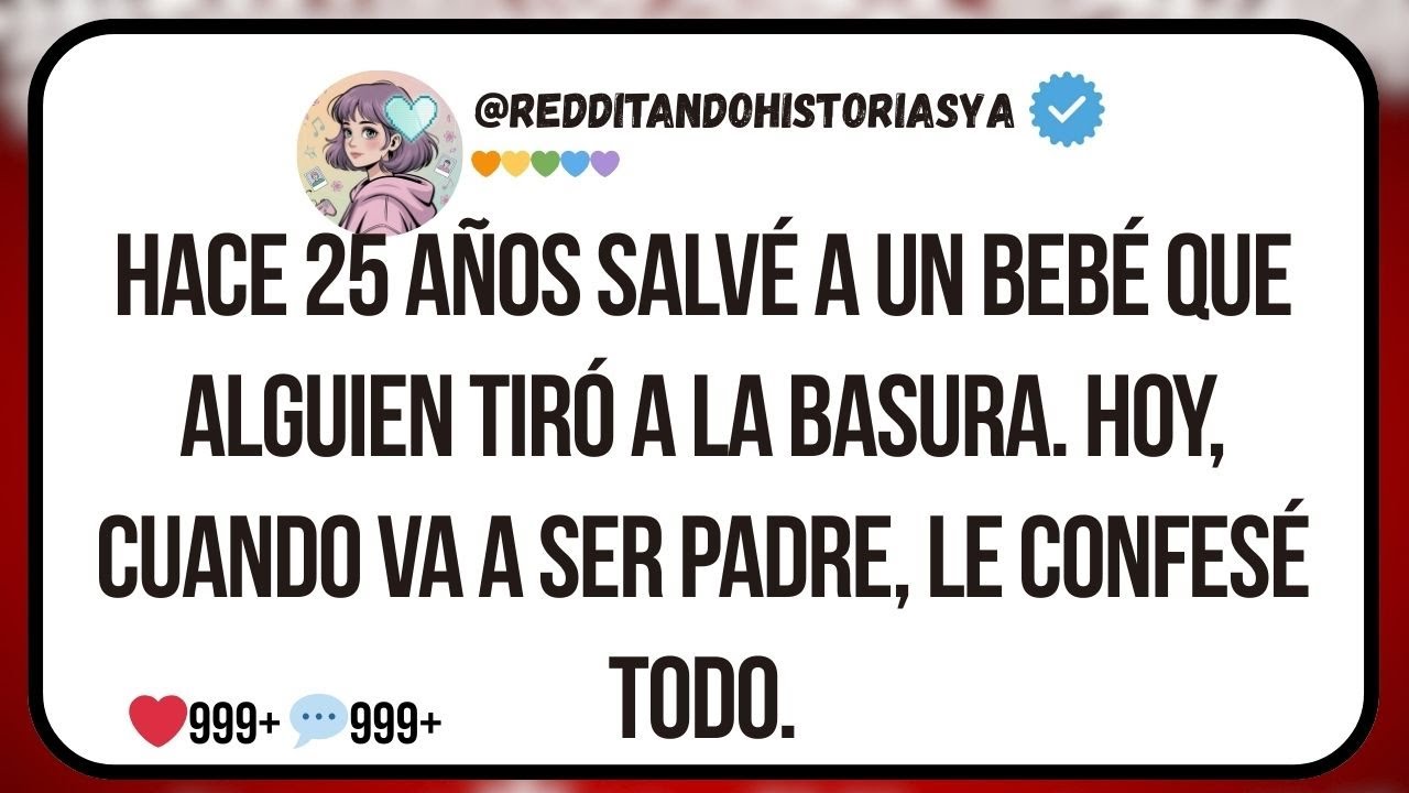 Hace 25 años salvé a un bebé que alguien tiró a la basura. Hoy, cuando va a ser padre,