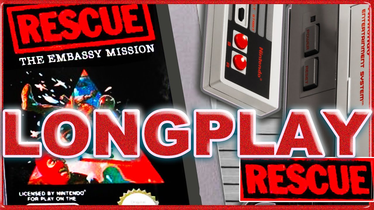 NES LONGPLAY RESCUE - The Embassy Mission (Operation Jupiter)