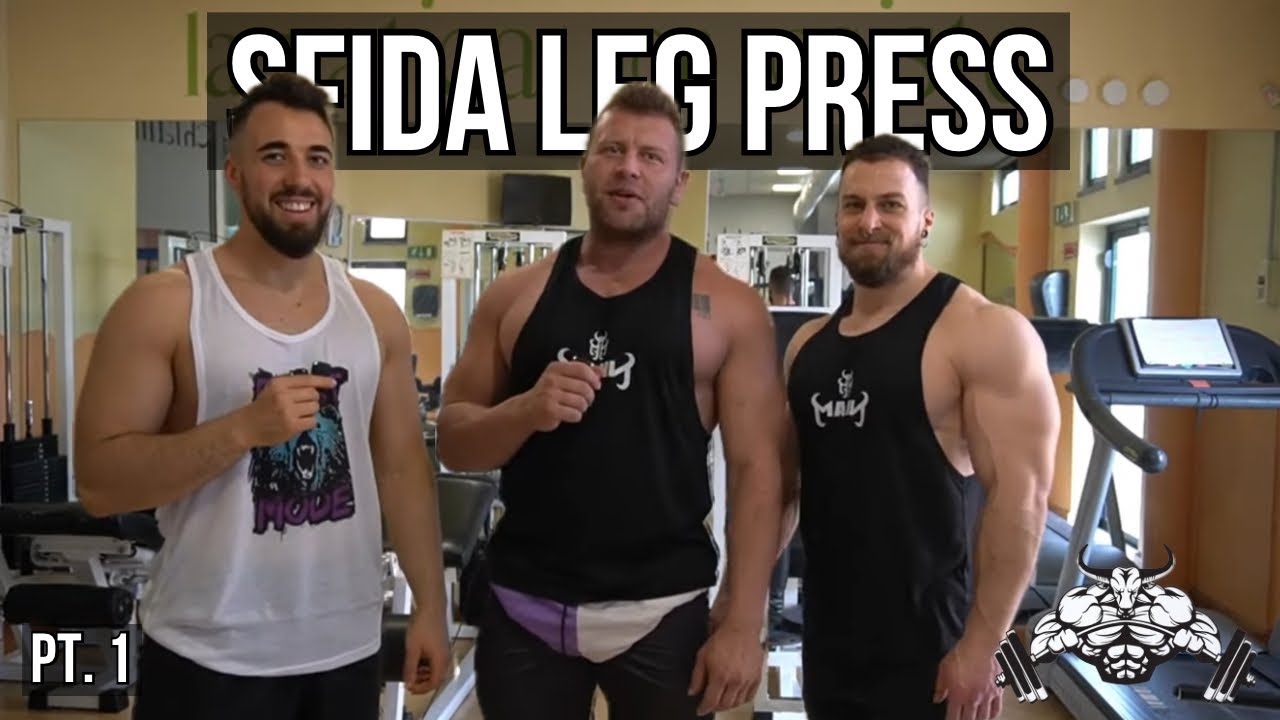 260kg x 60reps!?! PICI FORENSE LUKI sfida alla pressa (parte1)