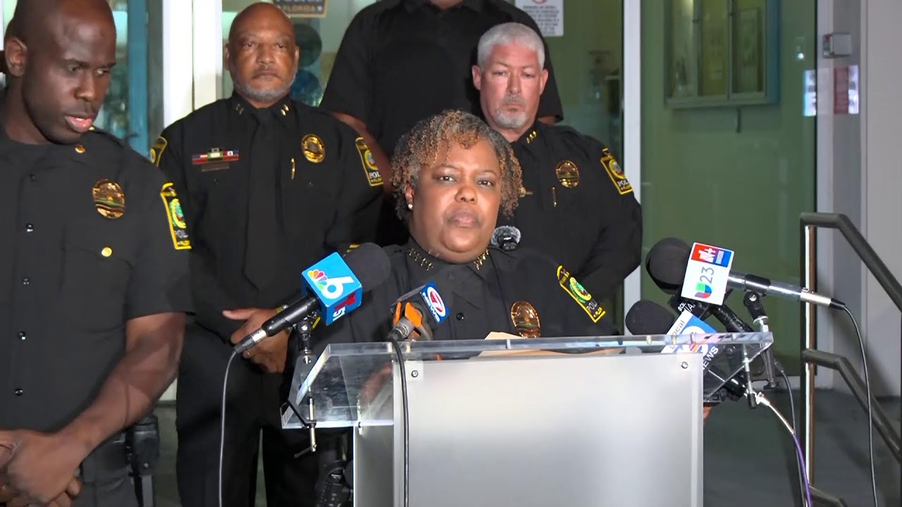 Miami Gardens Police holds a press conference regarding the sexual battery incident at FMU