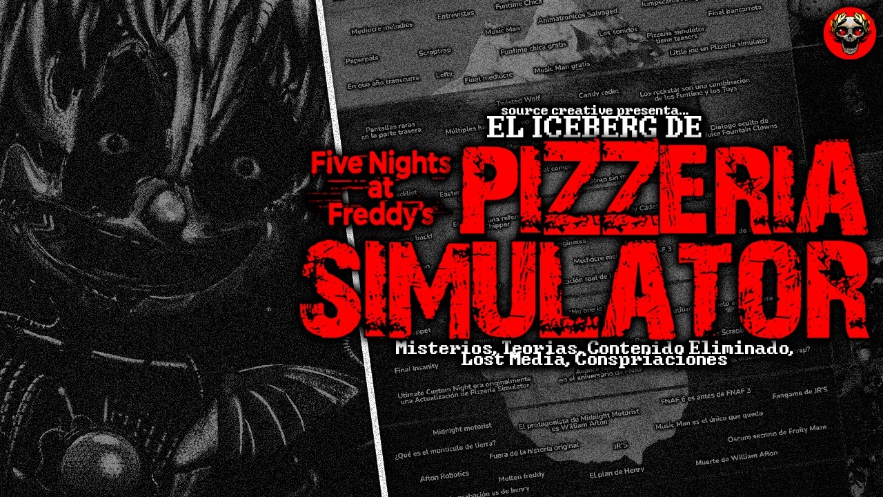 EL ICEBERG DE FIVE NIGHTS AT FREDDY'S: PIZZERIA SIMULATOR | TEORÍAS, SECRETOS, CURIOSIDADES Y MÁS
