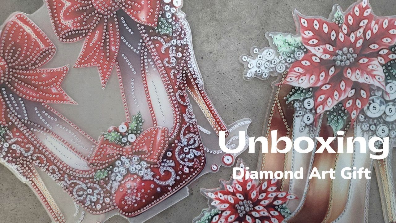 Unboxing de 2 produits de diamond painting de la marque Diamond Art Gift