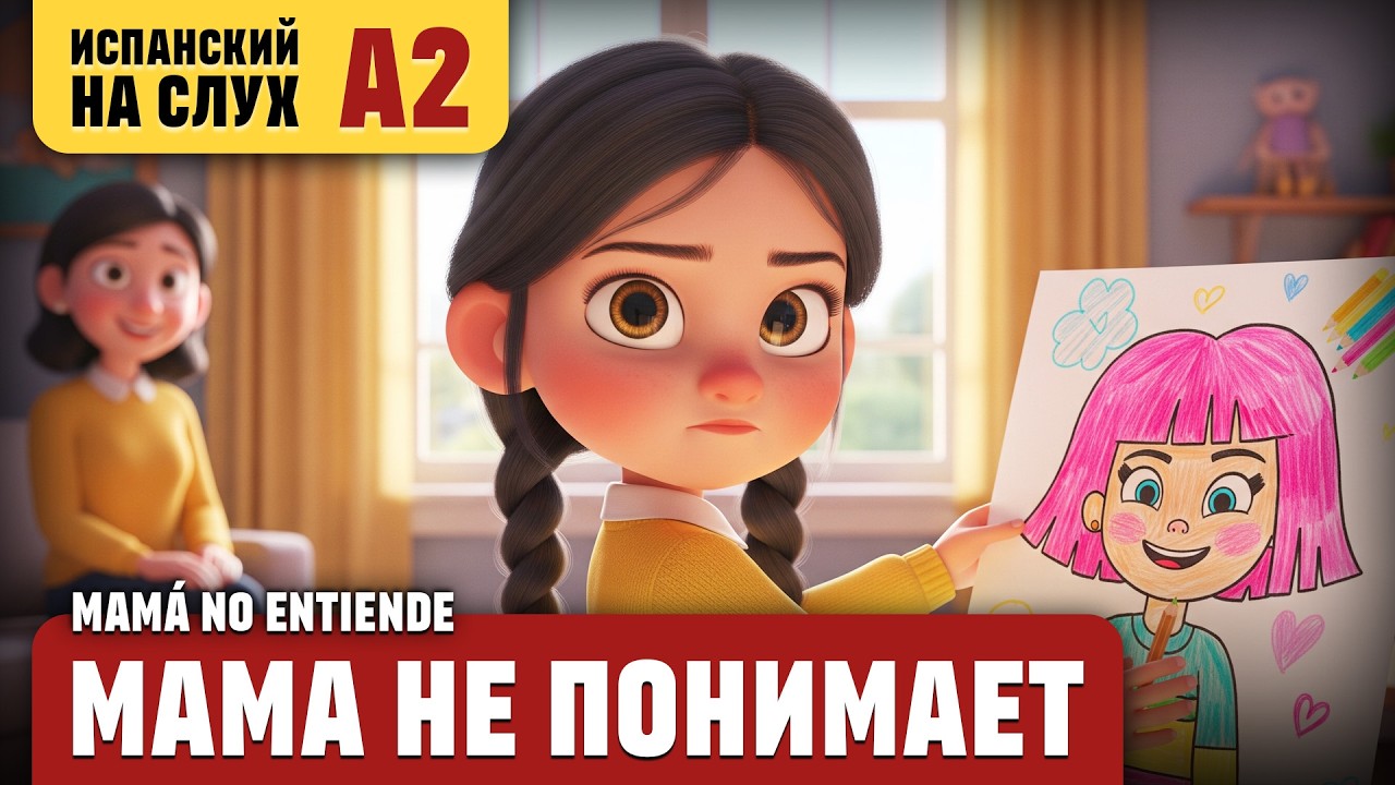 Мама не понимает. Весёлый рассказ (уровень А2). Испанский на слух.