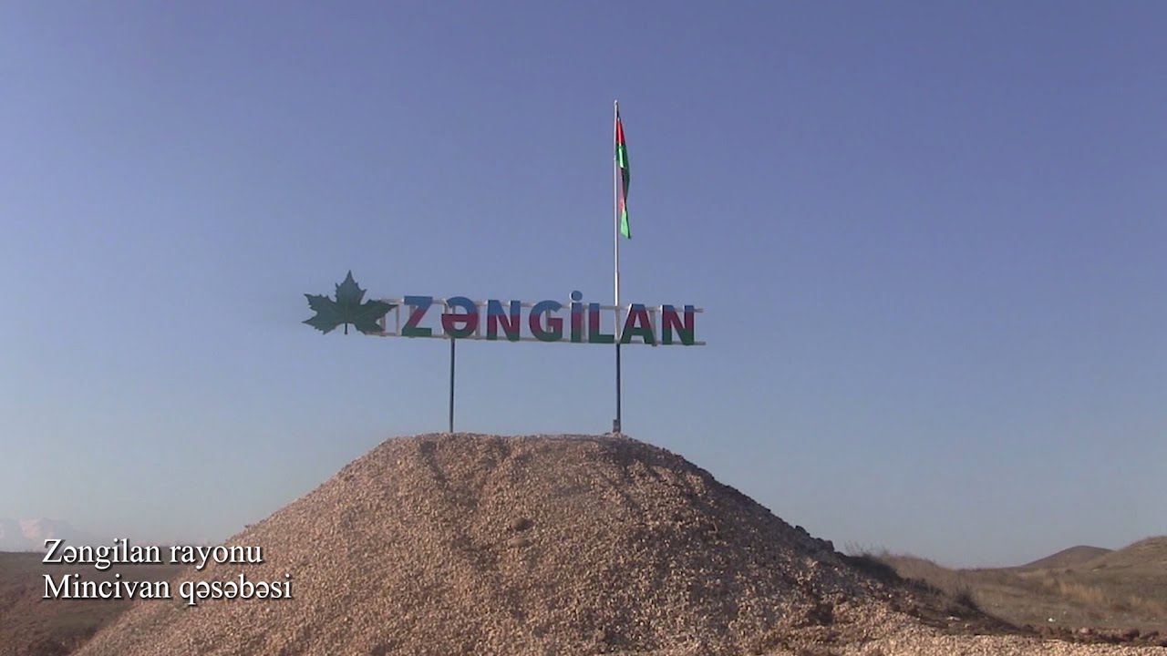 Zəngilan rayonunun Mincivan qəsəbəsindən videogörüntülər
