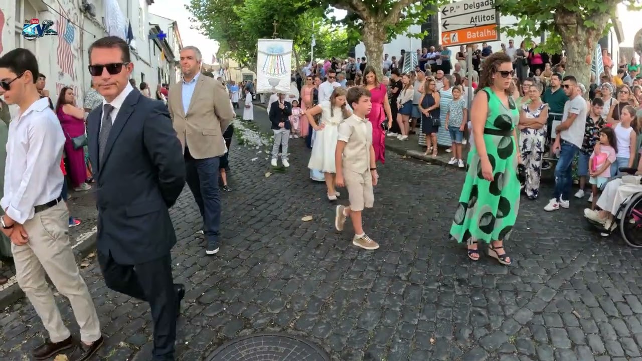 Procissão de Nª Srª da Luz Fenais da Luz Ponta Delgada