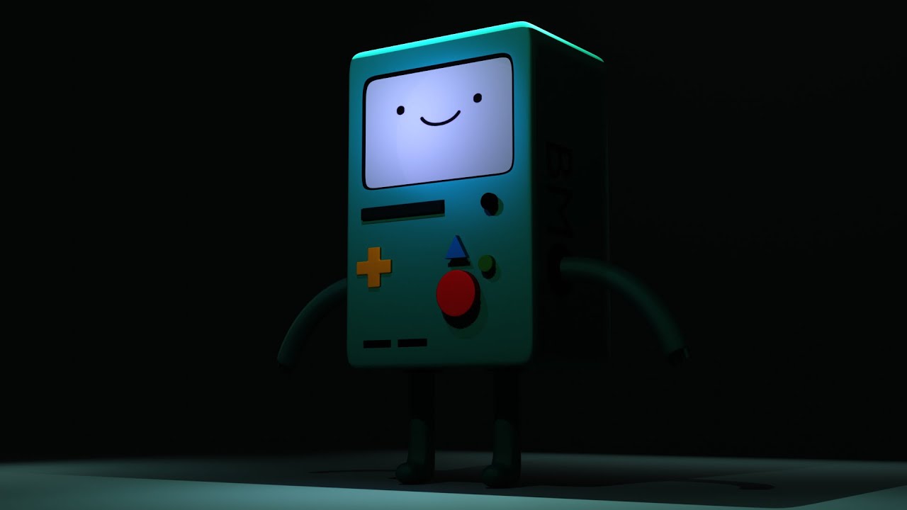 Creating Game Boy (BMO) In Blender 2.82