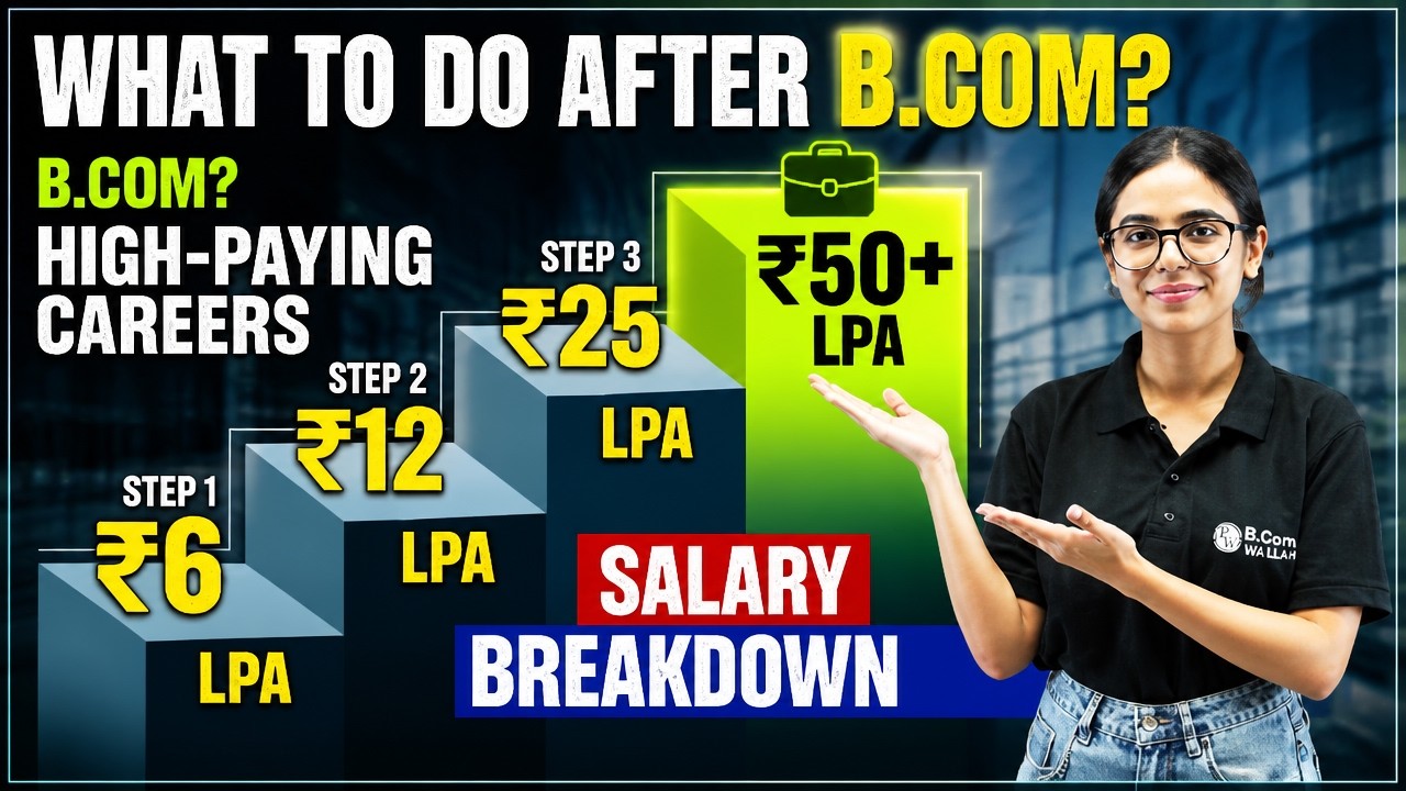 What to Do After B.Com? High-Paying Careers & Salary Breakdown