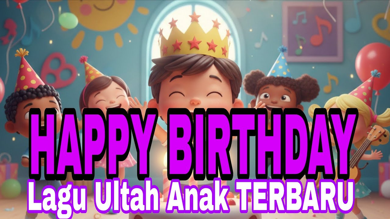 Happy Birthday Song for Kids - Catchy English Lyrics & Fun Animation
