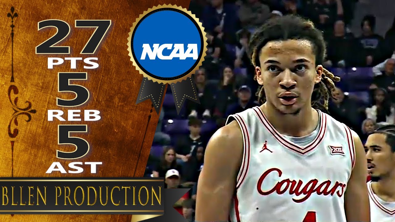 Kingston Flemings - 27 Pts, 5 Reb, 5 Ast Highlights｜Houston Cougars vs TCU Horned Frogs｜2026.01.28