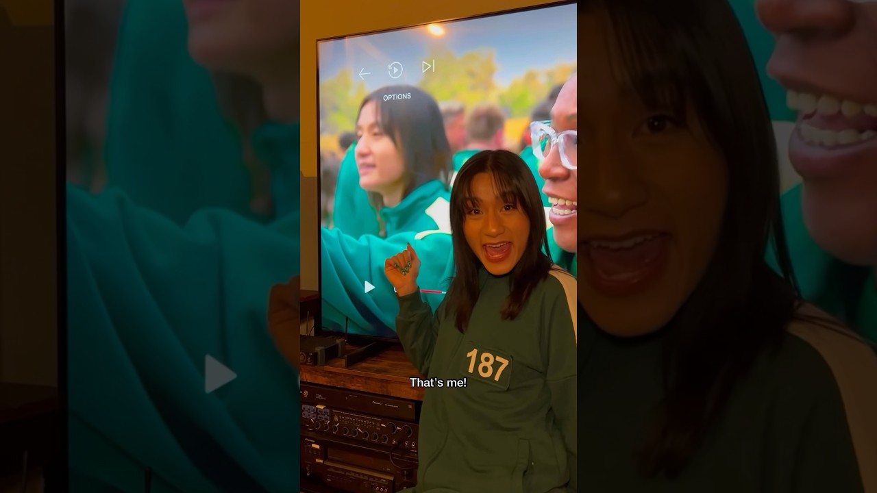 Реакция на себя в Squid Game: The Challenge 😂