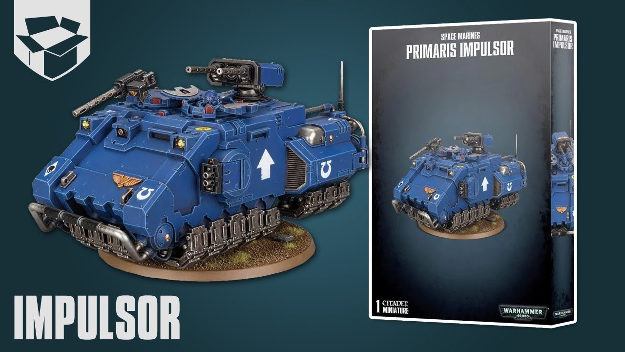 Анбоксинг -  Space Marine Primaris Impulsor