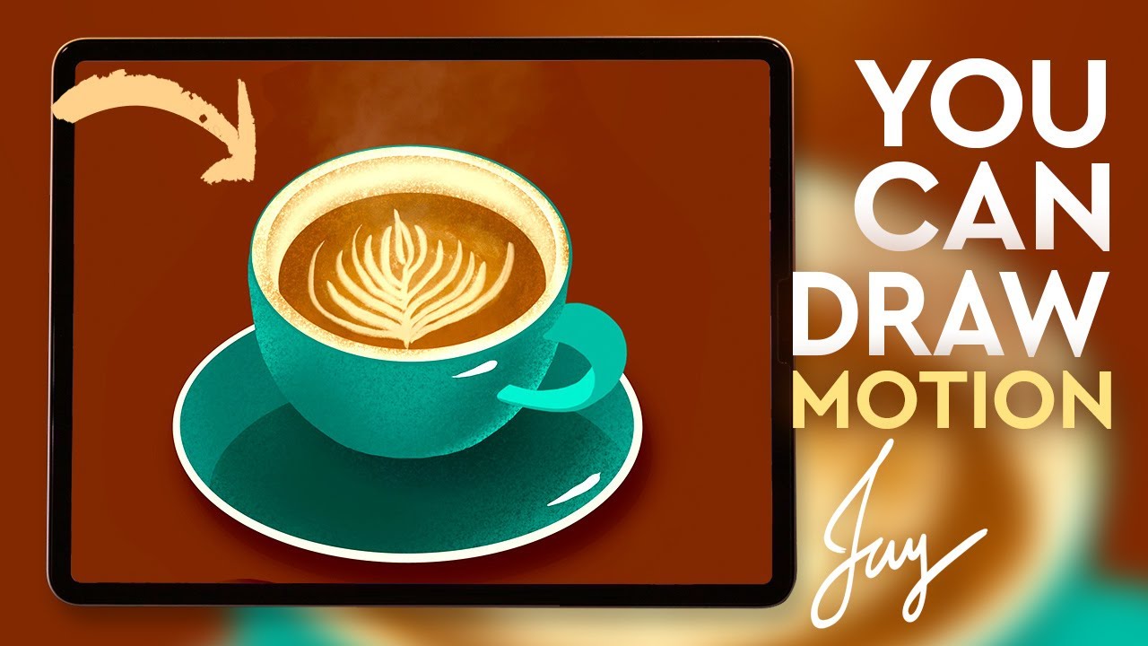Procreate drawing Dalgona coffee | 프로크리에이트 커피 드로잉