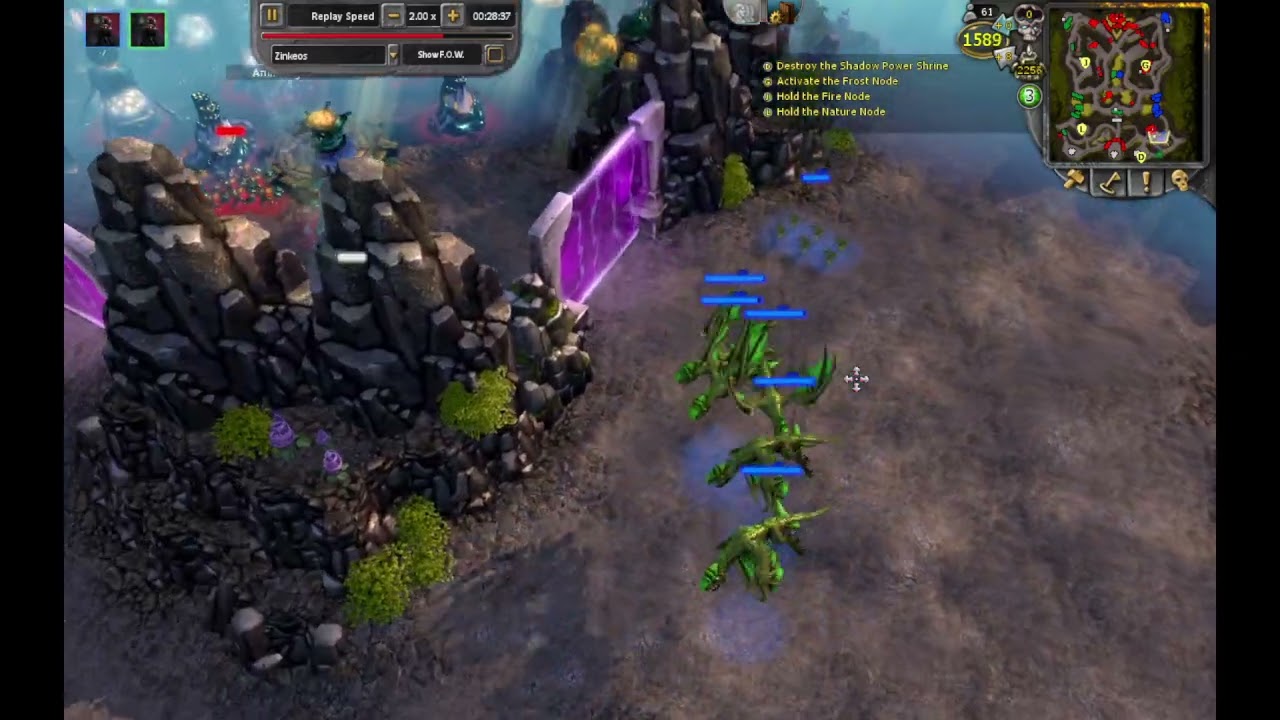 BattleForge Replays - Nightmare's End (Expert) [Pure Nature + Fire/Shadow]