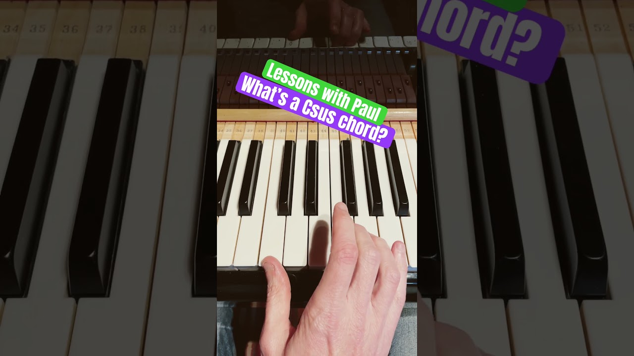 Csus #chord #chords #chordstutorial #keyboardlessons #pianotutorial #abrsm