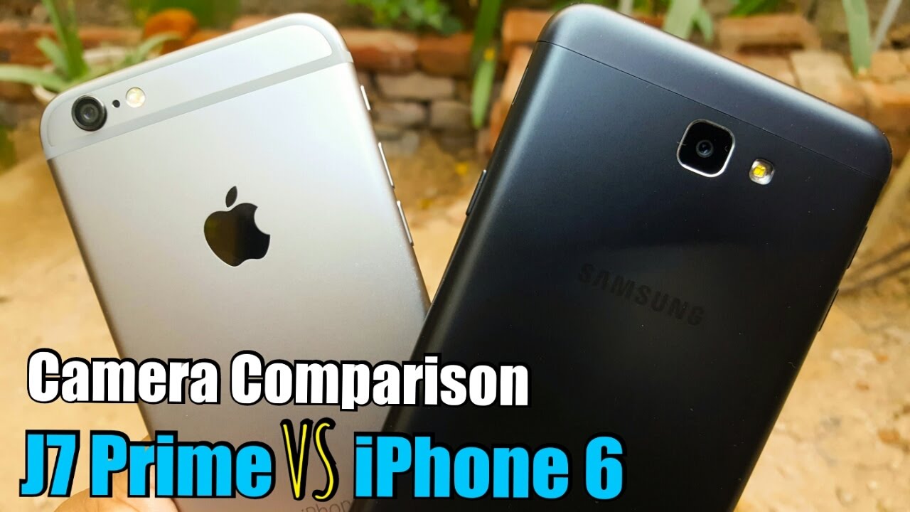 iPhone 6 vs J7 Prime Camera Comparison | True Comparison