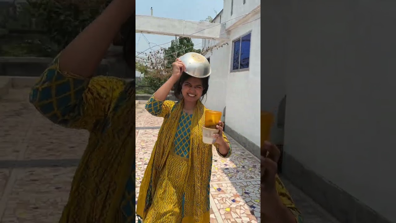 রোদ্দুর এর তাপে চা, লগে চাউলভাজা ফ্রী,, 🤣