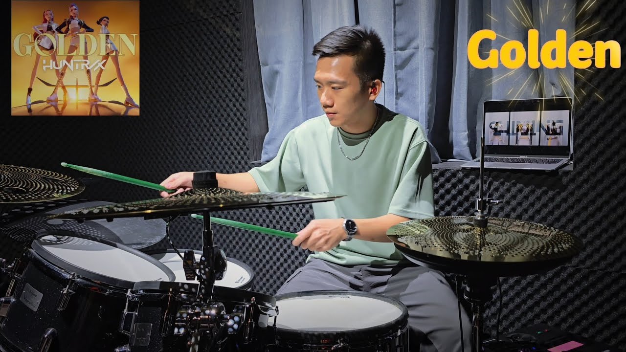 Kpop Demon Hunters | Golden - Drum Cover | 超炸鼓聲詮釋全新Groove! | JT爵特音樂