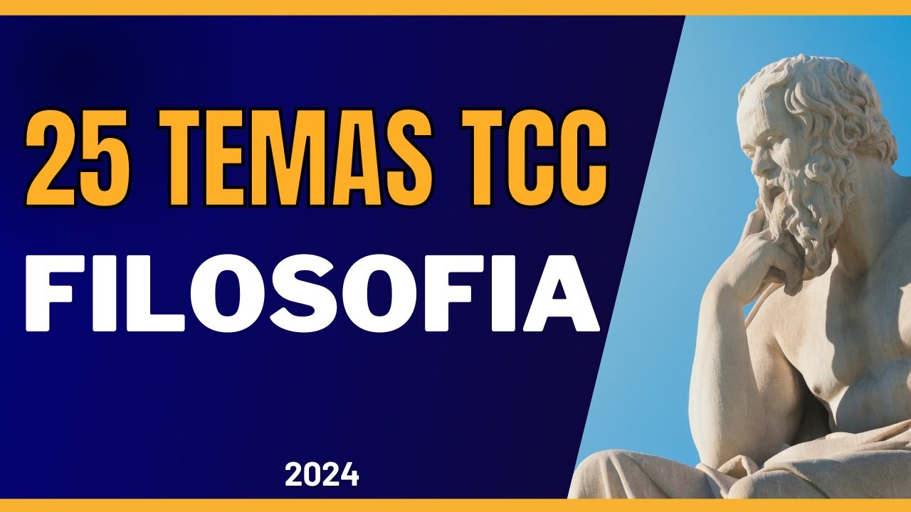 25 TEMAS TCC FILOSOFIA 📚 | Ideias Temas TCC